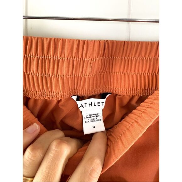 Athleta Arrival Midi Skirt in Clay Orange Size 8 - Picture 5 of 11